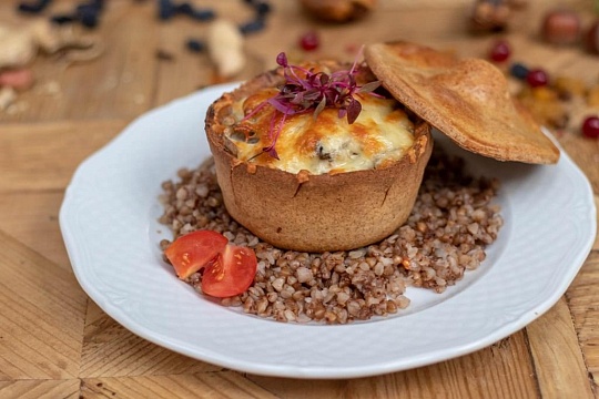 Грибы в сметане